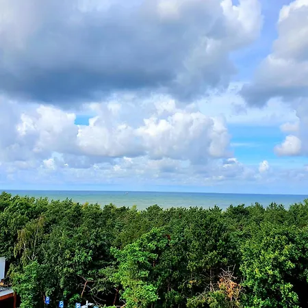 公寓 Z Prywatnym Tarasem Na Dachu I Widokiem Na Morze