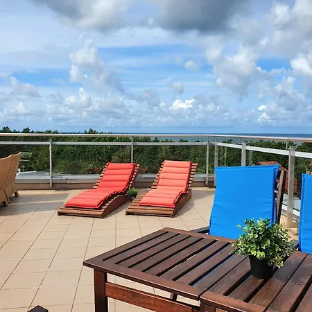 Z Prywatnym Tarasem Na Dachu I Widokiem Na Morze 公寓 Władysławowo