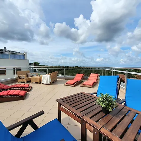 Z Prywatnym Tarasem Na Dachu I Widokiem Na Morze *