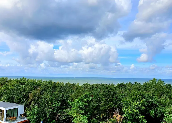 Lägenhet Z Prywatnym Tarasem Na Dachu I Widokiem Na Morze