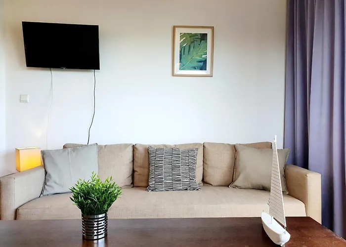 Z Prywatnym Tarasem Na Dachu I Widokiem Na Morze Apartament Władysławowo