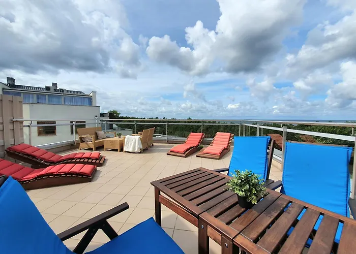 Z Prywatnym Tarasem Na Dachu I Widokiem Na Morze *